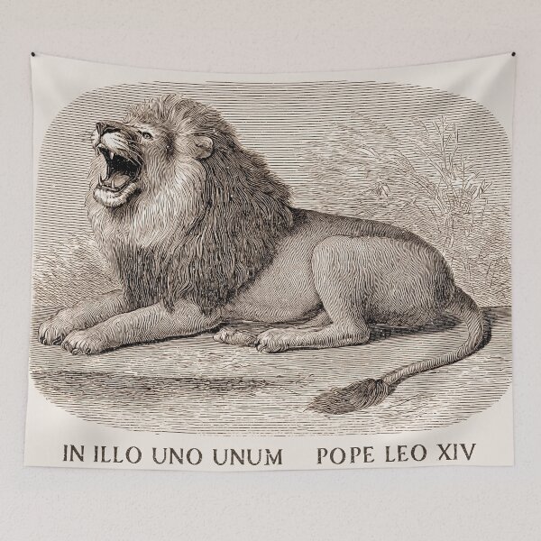 Item preview, Pope Leo XIV – The Roaring Rest designed and sold by SteadyRolling.