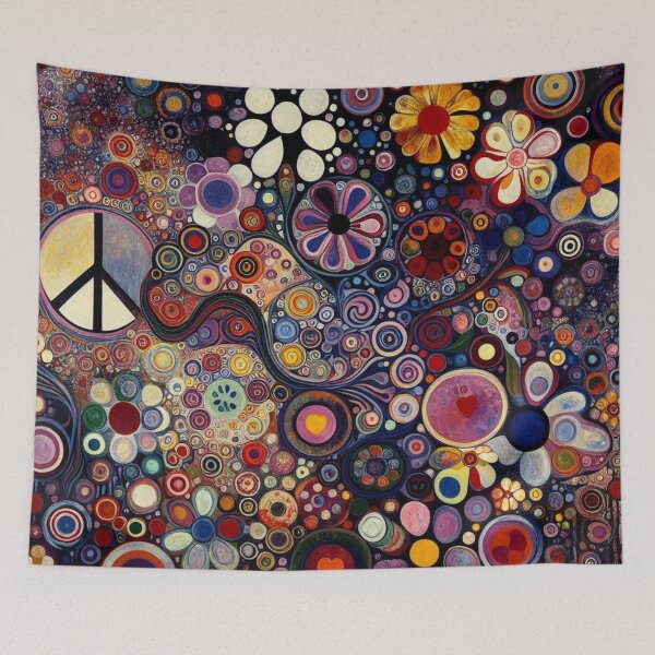 Item preview, Vintage Hippy Art designed and sold by TheDarkWardrobe.
