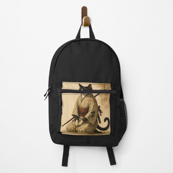 Item preview, Samurai Cat Artwork Japanese designed and sold by cawtoon.