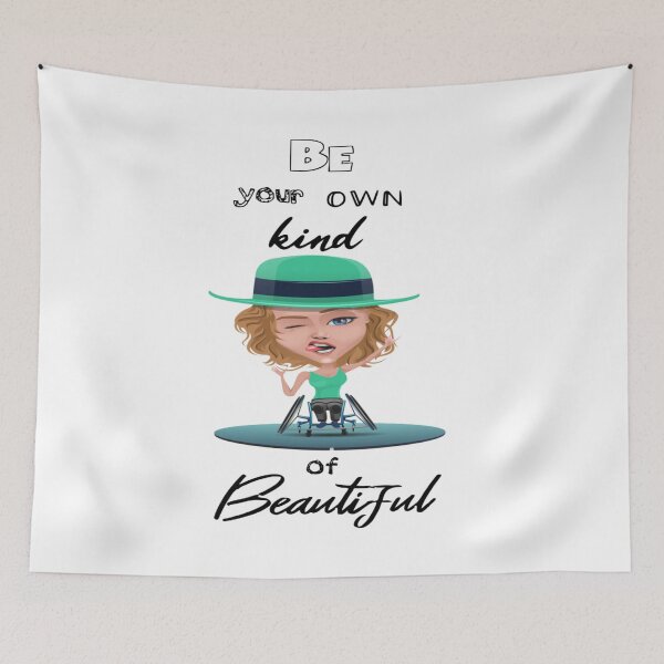 Item preview, Be your OWN kind Of Beautiful - Wheelchair Awareness designed and sold by Ms-Bees-Tees.