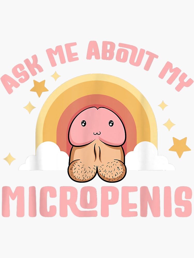 Thumbnail 3 von 3, Sticker, Frag mich nach meinem Mikropenis – Lustiges kleines designt und verkauft von Kixola.