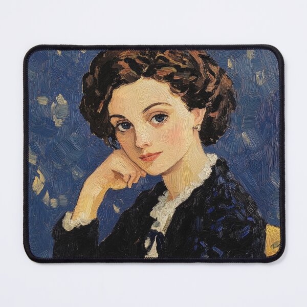 Item preview, Mary Astor | Post-impressionist painting style designed and sold by ComicsFactory.