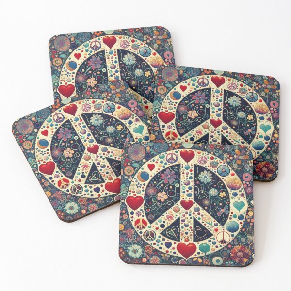 Item preview, Vintage Hippy Art designed and sold by TheDarkWardrobe.