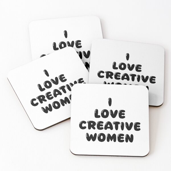 Item preview, I Love Creative Women – Support Creative Women – Bold Quote designed and sold by ModdiesColors.