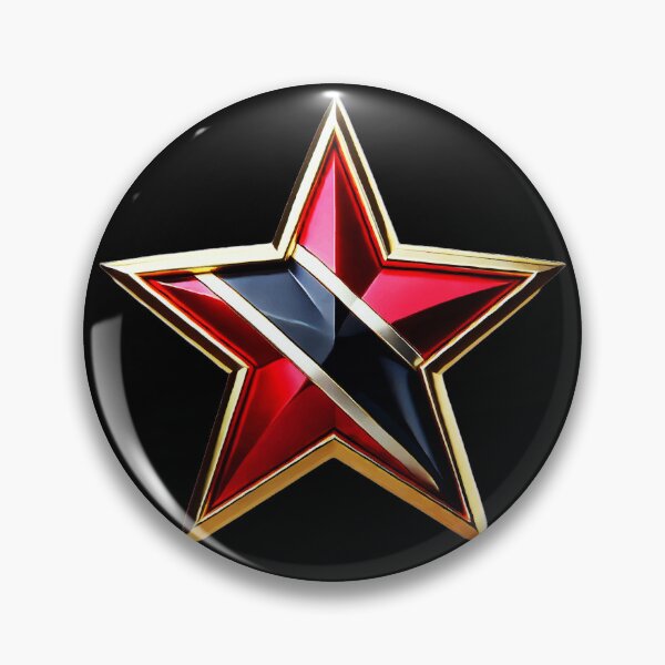 Item preview, Trinidad & Tobago Pride - Shiny Red, Black & White Flag Star Design designed and sold by Highlandkings.