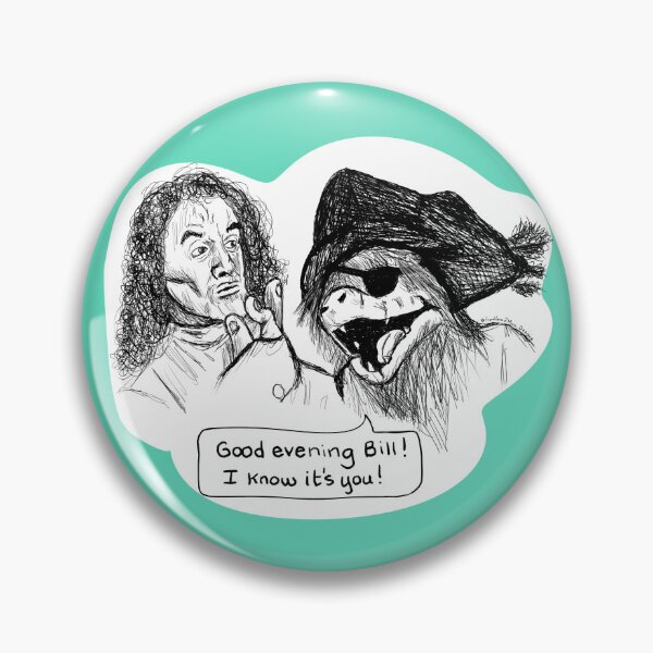 Item preview,  “Good Evening, Bill” Blind Pew Treasure Island Parody Design designed and sold by from here 2 mars.