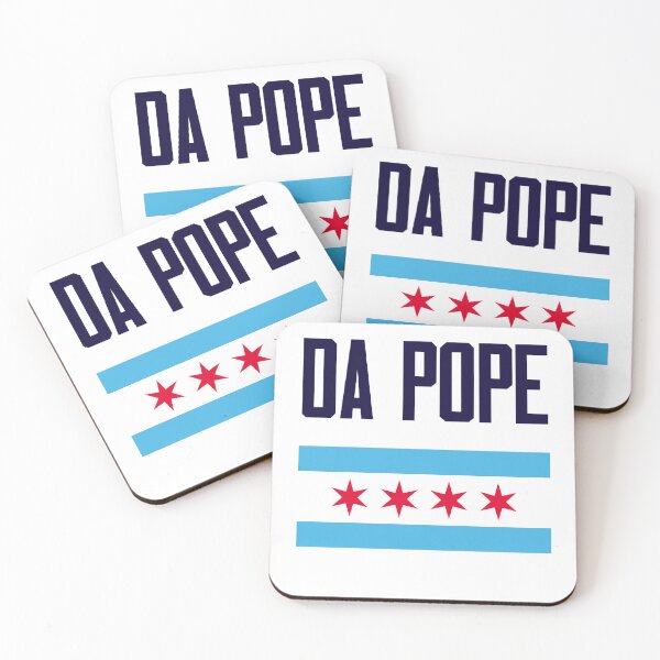 Item preview, Da Pope Chicago flag Navy designed and sold by Edolanjacob.