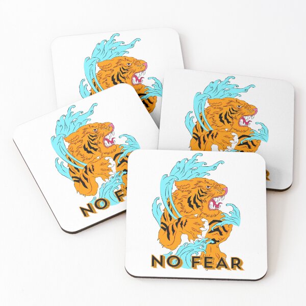 Item preview, No fear Tiger in waves designed and sold by NicMacTees.