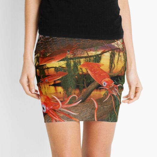 Ocean Invasion #8: Tending the Squid Hive Mini Skirt