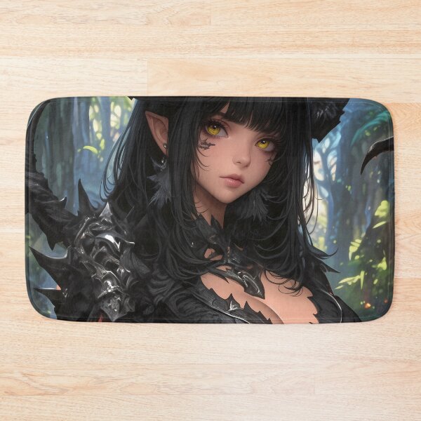 Item preview, Demon Girl Dark Forest Wearing Spiked Armor Horns designed and sold by mildaclairmo.