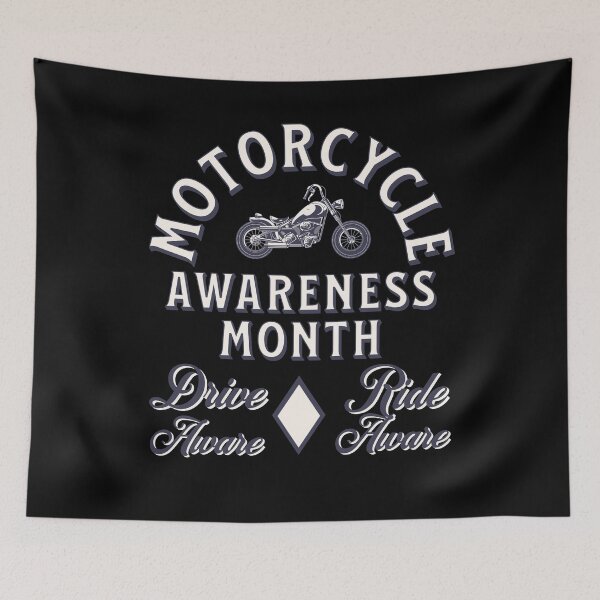 Item preview, Motorcycle Awareness Month Drive and Ride Aware designed and sold by MimsTees.
