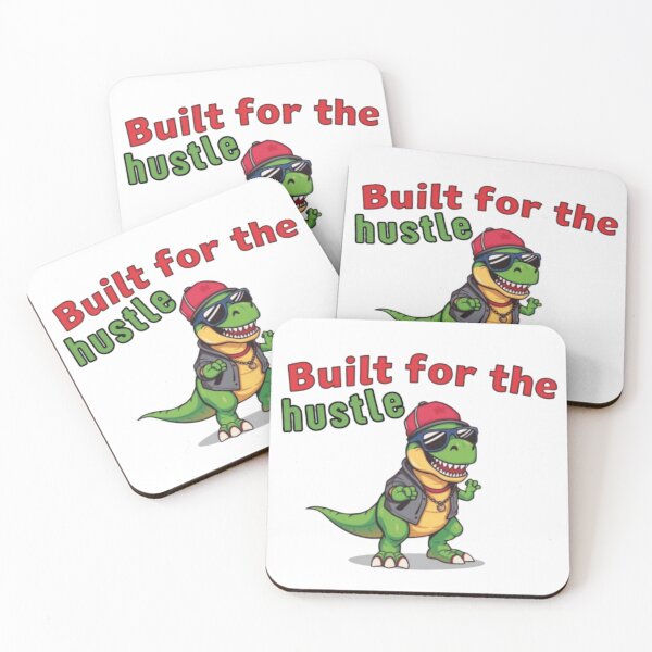 Item preview, Dino hustler, pursuing goals relentlessly. designed and sold by Mindful56.