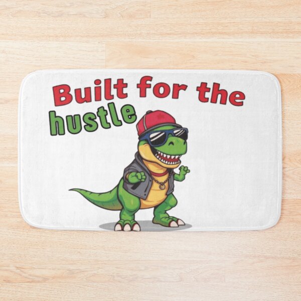 Item preview, Dino hustler, pursuing goals relentlessly. designed and sold by Mindful56.