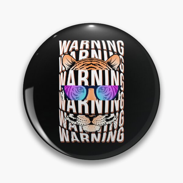 Item preview, Warning Tiger designed and sold by NicMacTees.