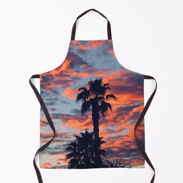 Item preview, Clouds Of Fire Sunset Over Palm Trees Silhouette designed and sold by DEC02.