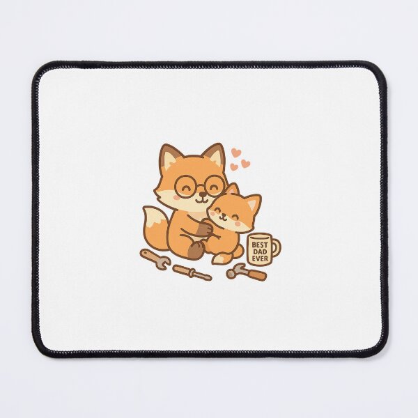 Item preview, Cute Fox Dad Hugging Baby Fox designed and sold by Daniel-DL.