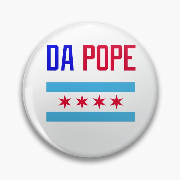 Item preview, Da Pope Chicago flag cubs colors designed and sold by Edolanjacob.