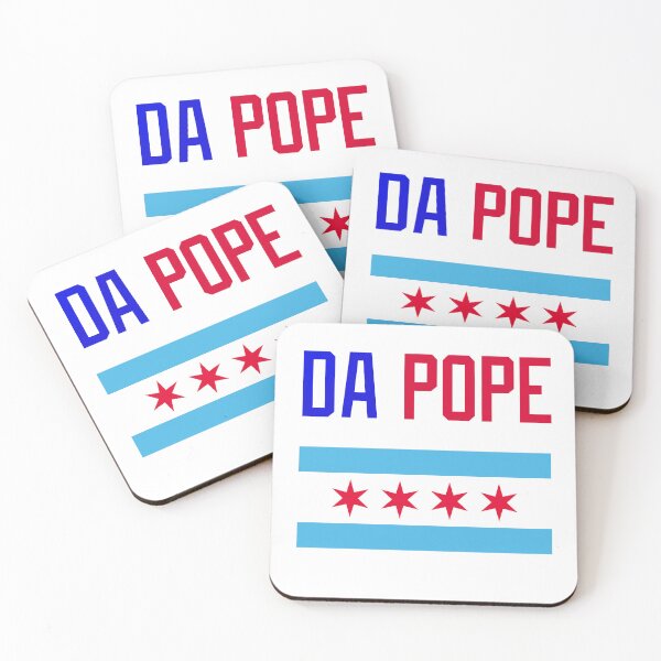 Item preview, Da Pope Chicago flag cubs colors designed and sold by Edolanjacob.
