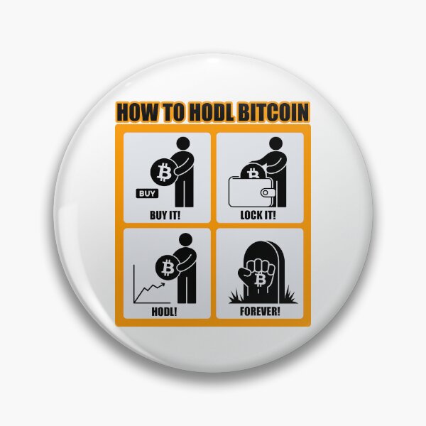 Item preview, How to HODL Bitcoin – Funny Crypto HODL Guide designed and sold by BeamiCreations.