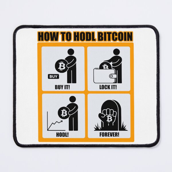 Item preview, How to HODL Bitcoin – Funny Crypto HODL Guide designed and sold by BeamiCreations.