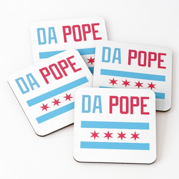 Item preview, Da Pope Chicago flag cubs colors designed and sold by Edolanjacob.