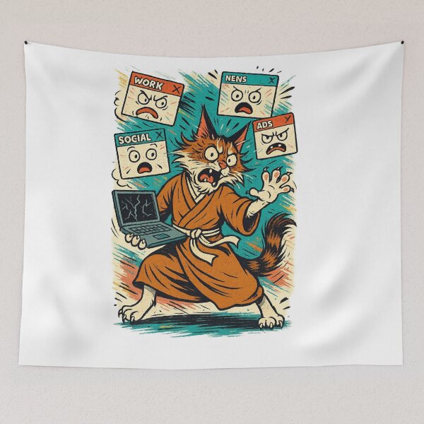 Item preview, "Infinite Tabs – Zen Overload Mode" designed and sold by Kubiru.