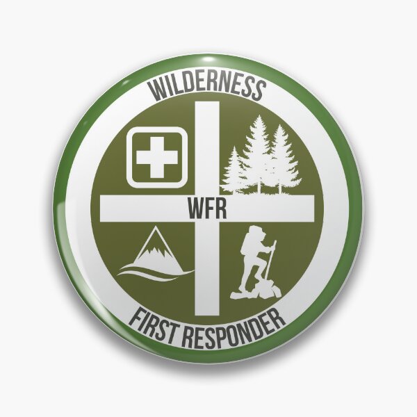 Item preview, Wilderness First Responder Badge designed and sold by the-aid-station.