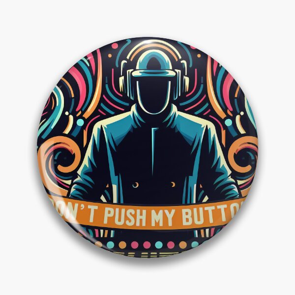 Item preview, I'm a Sound Guy Don't Push My Buttons, typography designed and sold by maxmaj.