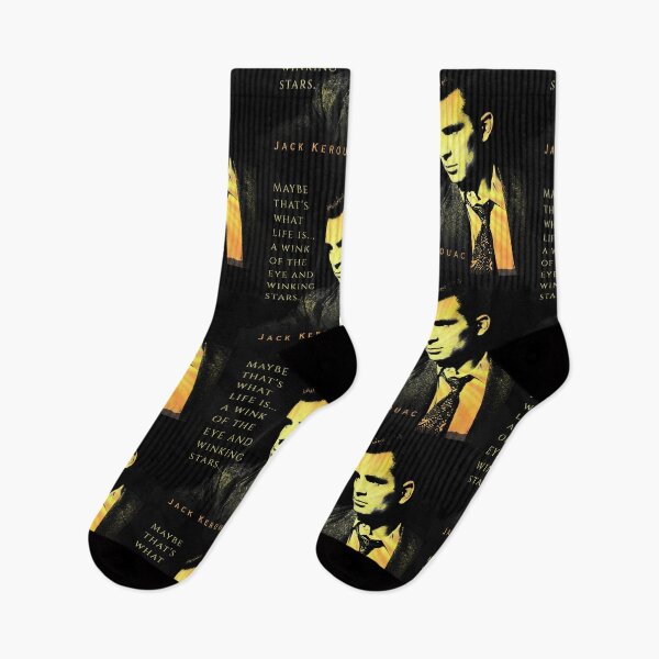 Item preview, Jack Kerouac quote: Maybe that's what life is... a wink of the eye and winking stars. designed and sold by artbleed.