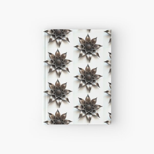 Item preview, Minimalist Iron Flower Sculpture – Industrial Metallic Floral Art designed and sold by ❤️Loving you in Silence ❤️.