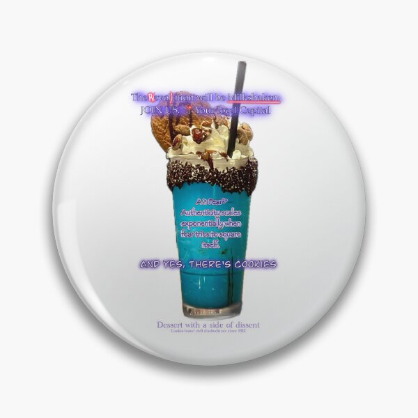 Item preview, Cookie Monster Milkshake – Sweet Protest Edition - Handsoff 2025 designed and sold by aadventures.