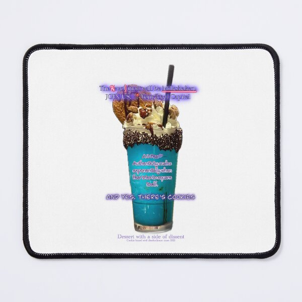 Item preview, Cookie Monster Milkshake – Sweet Protest Edition - Handsoff 2025 designed and sold by aadventures.