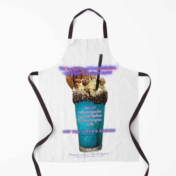 Item preview, Cookie Monster Milkshake – Sweet Protest Edition - Handsoff 2025 designed and sold by aadventures.