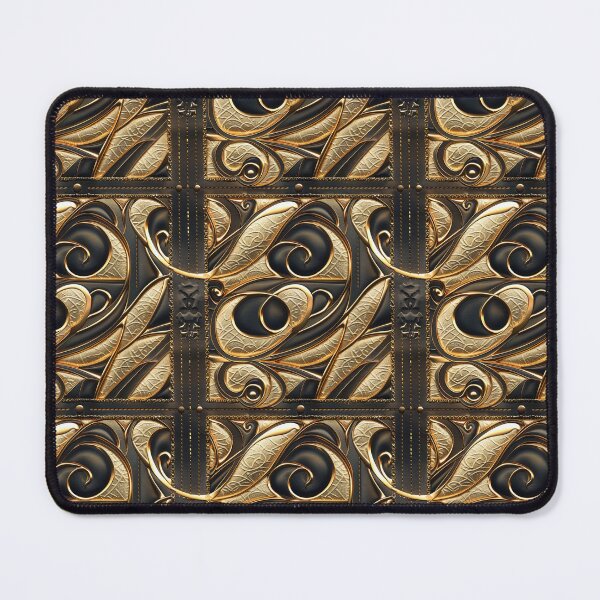 Item preview, Golden Monogram on Noble Leather designed and sold by MidArtForge.