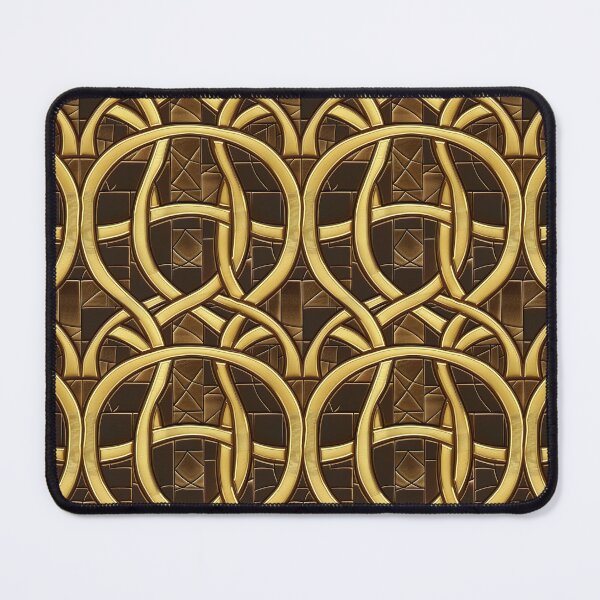 Item preview, Golden Monogram on Noble Leather designed and sold by MidArtForge.