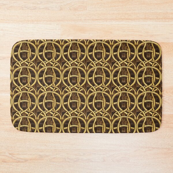 Item preview, Golden Monogram on Noble Leather designed and sold by MidArtForge.