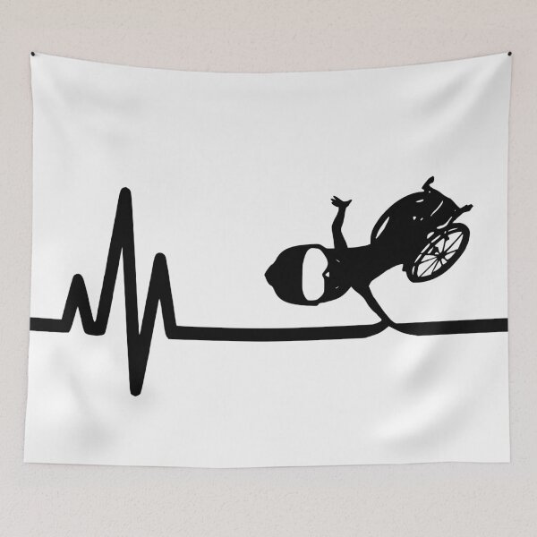 Item preview, Wheelchair Dancer's Heartbeat designed and sold by Ms-Bees-Tees.