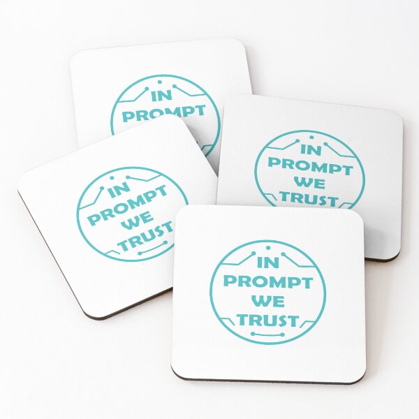 Item preview, In Prompt We Trust – AI Prompt Engineer Design designed and sold by Sarcastic designs.