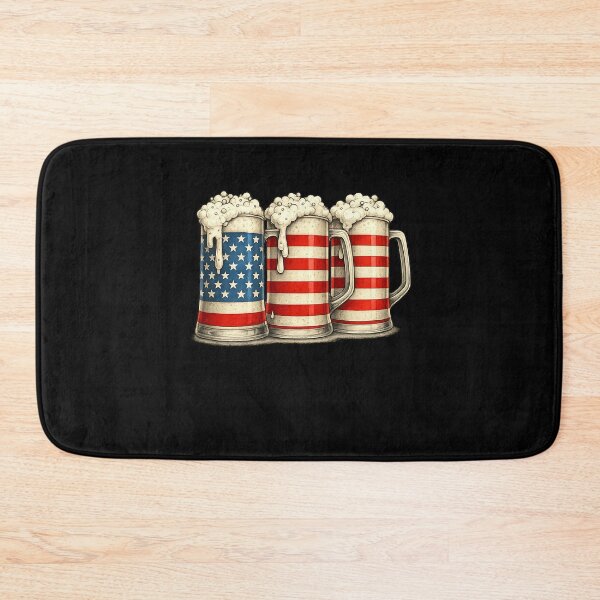 Item preview, Beer American Flag 4th of July Men Women Merica Drinking USA designed and sold by diyoor.