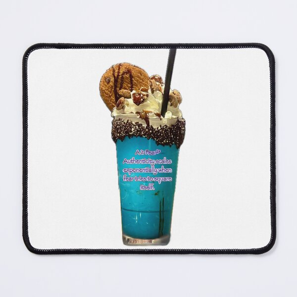Item preview, Cookie Monster Milkshake – Surreal Dessert Art with Empowering Quote designed and sold by aadventures.