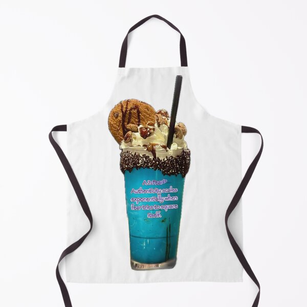 Item preview, Cookie Monster Milkshake – Surreal Dessert Art with Empowering Quote designed and sold by aadventures.