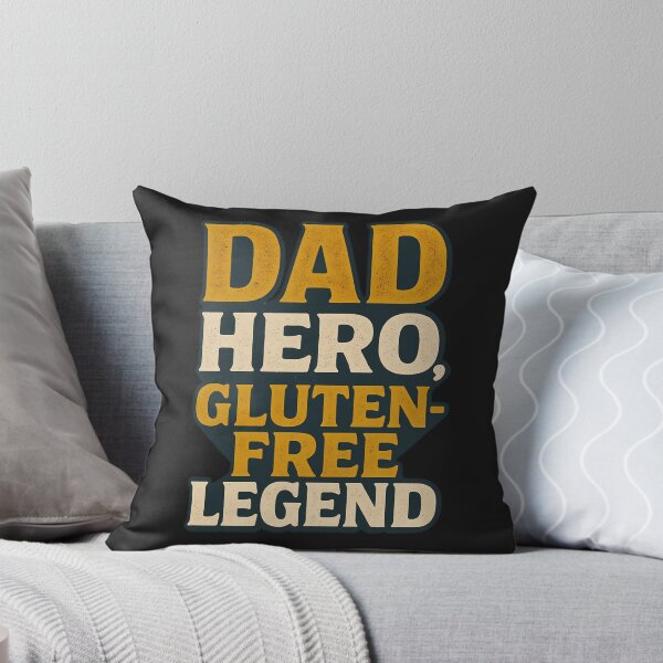 Item preview, Gluten-Free Dad Quote – Hero Father Design designed and sold by tinytwist.