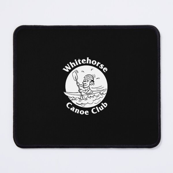 Item preview, Retro Whitehorse Canoe Club Logo- black background designed and sold by Whitehorse Canoe Club.