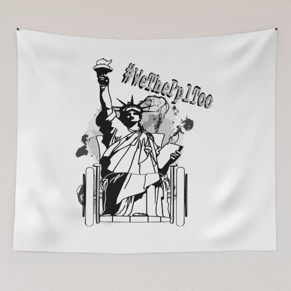 Item preview, #WeThePeopleToo - Wheelchair Representation  designed and sold by Ms-Bees-Tees.