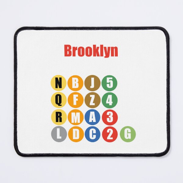 Item preview, Brooklyn train lines red designed and sold by Mozart3.