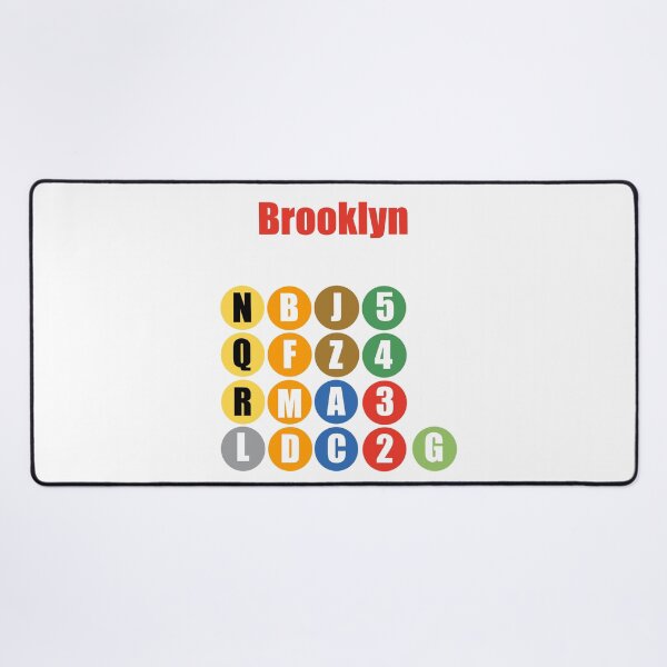 Item preview, Brooklyn train lines red designed and sold by Mozart3.