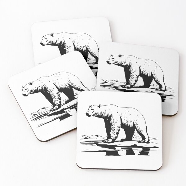 Item preview, Polar Arctic Bear Sea Ice Glacier Predator Apex Wildlife designed and sold by inkoutninja.