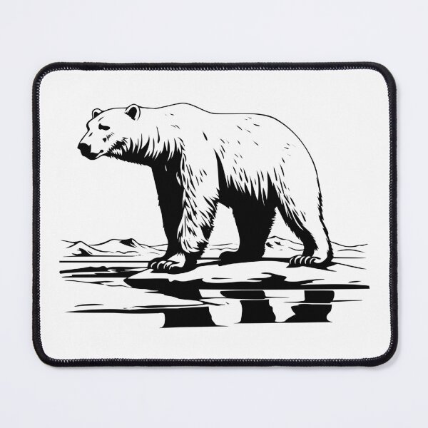 Item preview, Polar Arctic Bear Sea Ice Glacier Predator Apex Wildlife designed and sold by inkoutninja.