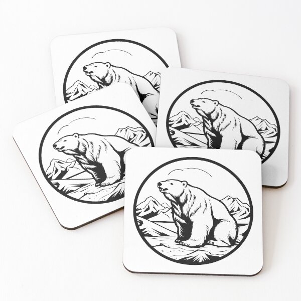 Item preview, Polar Arctic Bear Sea Ice Glacier Predator Apex Wildlife designed and sold by inkoutninja.