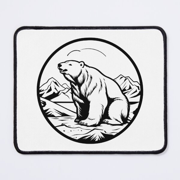 Item preview, Polar Arctic Bear Sea Ice Glacier Predator Apex Wildlife designed and sold by inkoutninja.